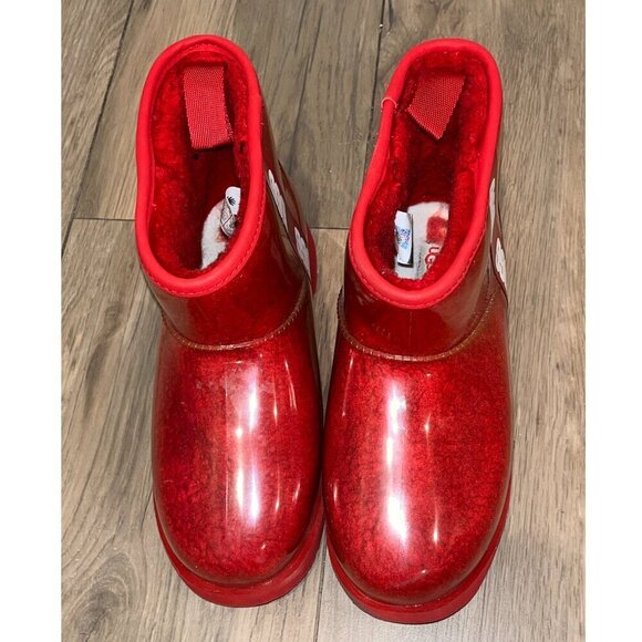 UGG Red Classic Clear Mini Waterproof Boots Women’s Size 5 - Picture 9 of 9